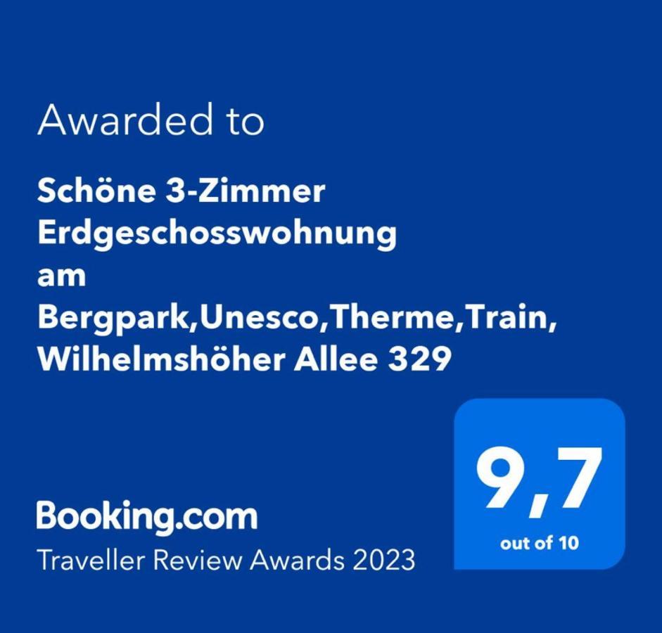 Schoene 3-Zimmer Erdgeschosswohnung Am Bergpark,Unesco,Therme,Train, Wilhelmshoeher Allee 329 Kassel Exterior foto